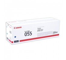 Картридж лазерный CANON (055C) для LBP663/664/MF742/744/746, голубой, оригинальный, ресурс 2100 страниц, 3015C002