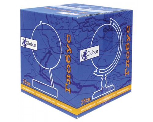 Глобус зоогеографический Globen Классик Евро, диаметр 250 мм, с подсветкой, детский, Ке012500270