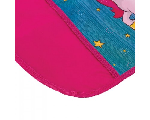 Набор для уроков труда ЮНЛАНДИЯ, клеенка ПВХ, фартук с нарукавниками, Neon unicorn, 270197