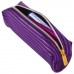 Пенал-косметичка BRAUBERG, мягкий, Royal, фиолетовый, 19х6х6 см, 229022
