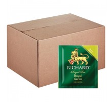 Чай RICHARD "Royal Green" зеленый, 200 пакетиков в конвертах по 2 г, 100183
