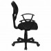 Кресло компактное BRABIX Flip MG-305, ткань TW, черное, 531952