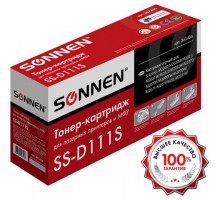 Картридж лазерный SONNEN (SS-D111S) для SAMSUNG M2020-2022/M2070/M2071, ВЫСШЕЕ КАЧЕСТВО, ресурс 1000 стр., 362436