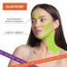 Кинезио тейп/лента для лица и тела, омоложение и восстановление, 5см*5м, зеленый, DASWERK, 680006