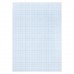 Бумага масштабно-координатная (миллиметровая) папка А4 голубая 20 листов ПЛОТНАЯ 80г/м2 STAFF 113485