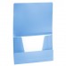 Папка на резинках BRAUBERG Office, голубая, до 300 листов, 500 мкм, 228078