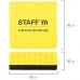Стиратели магнитные для магнитно-маркерной доски, 50х50 мм, КОМПЛЕКТ 10 ШТ., STAFF, желтые, 237505