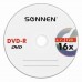 Диски DVD-R SONNEN 4,7Gb 16x Bulk (термоусадка без шпиля) КОМПЛЕКТ 50шт, 512574