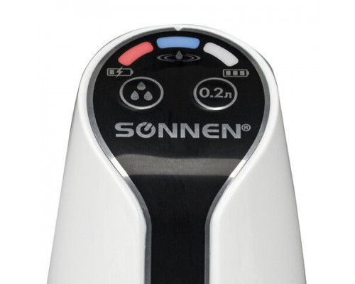 Помпа для воды электрическая SONNEN EWD152W, 1,5 л/мин, 2 РЕЖИМА, АККУМУЛЯТОР, АДАПТЕР,пласт, 455217