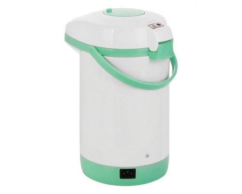 Термопот на 2,5 литра ручной насос ECON ECO-250TP, 600Вт, пластик, белый/зеленый