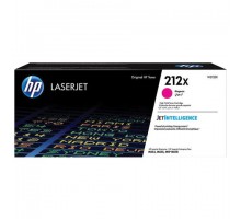 Картридж лазерный HP (W2123X) Color LaserJet M554/M555, №212X, пурпурный, оригинальный, ресурс 10 000 страниц