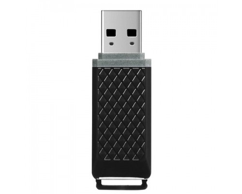 Флеш-диск 64GB SMARTBUY Quartz USB 2.0, черный, SB64GBQZ-K