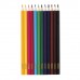 Карандаши цветные  ПИФАГОР 12 цветов, классические, заточенные, картонная упаковка, 180296