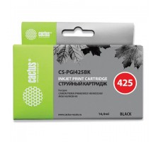 Картридж струйный CACTUS (CS-PGI425BK) для CANON Pixma MG5140/MG5240/MG6140/MG8140, черный