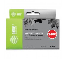 Картридж струйный CACTUS (CS-PGI2400XLВК) для CANON iB4040/MB5040/MB5340, черный, CS-PGI2400XLBK