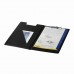 Папка-планшет ОФИСМАГ, А4 (340х240мм), с прижимом и крышкой, картон/ПВХ, РОССИЯ, черная, 225982