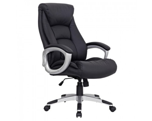 Кресло офисное BRABIX Grand EX-500, натур. кожа, черное, 530861