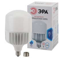 Лампа светодиодная ЭРА, 85 (650) Вт, цоколи E40/E27, колокол, нейтральный белый, Т140-85W-4000-E27/E40