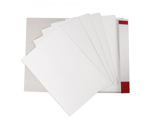 Картон белый А4 немелованный,  8 листов, в папке, BRAUBERG, 200х290мм, Сказочный домик, 129903