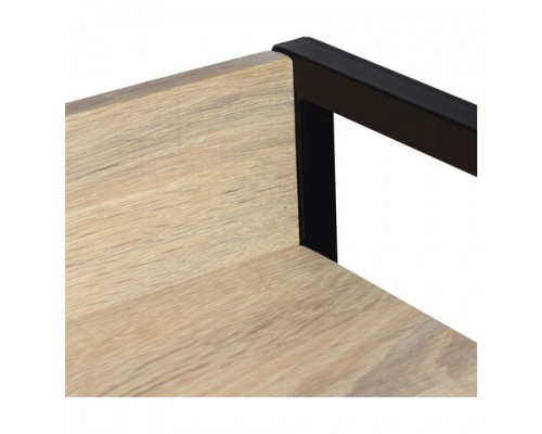 Стол на металлокаркасе BRABIX LOFT CD-003 (ш640*г420*в840мм), цвет дуб натуральный, 641217