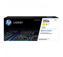 Картридж лазерный HP (W2122A) Color LaserJet M554/M555, №212A, желтый, оригинальный, ресурс 4500 страниц