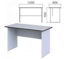 Стол письменный "Монолит", 1200х600х750 мм, цвет серый, СМ21.11