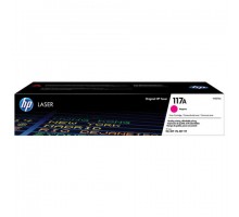 Картридж лазерный HP (W2073A) для HP Color Laser 150a/nw/178nw/fnw, №117A, пурпурный, оригинальный, ресурс 700 страниц