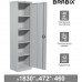 Шкаф металлический офисный BRABIX MK 18/47/46-01, (в1830*ш472*г460мм;30кг), 4 полки, разбор., 291139