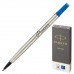 Стержень для ручки-роллера PARKER Quink RB, металлический, 116 мм, узел 0,5 мм, синий, 1950279