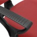 Кресло BRABIX Prestige Ergo MG-311, регулируемая эргономичная спинка, ткань, красное С-16, 532424