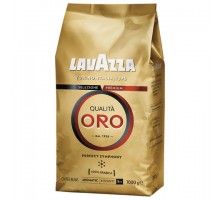 Кофе в зернах LAVAZZA "Qualita Oro" 1 кг, арабика 100%, ИТАЛИЯ, RETAIL, 2056