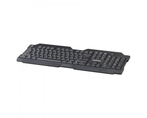 Клавиатура беспроводная SONNEN KB-5156,USB, 104 клавиши, 2,4 Ghz, черная, 512654