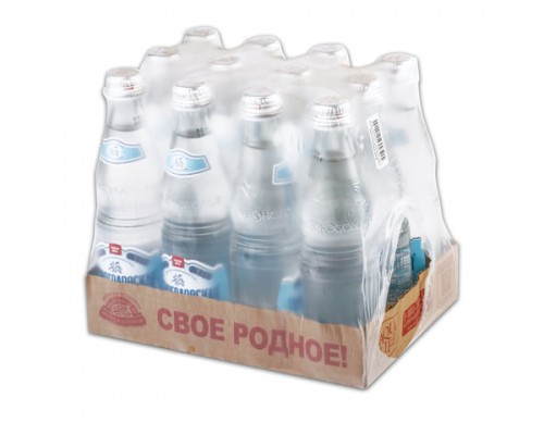 Вода негазированная минеральная ЧЕРНОГОЛОВКА 0,33 л, стеклянная бутылка, ш/к 06394
