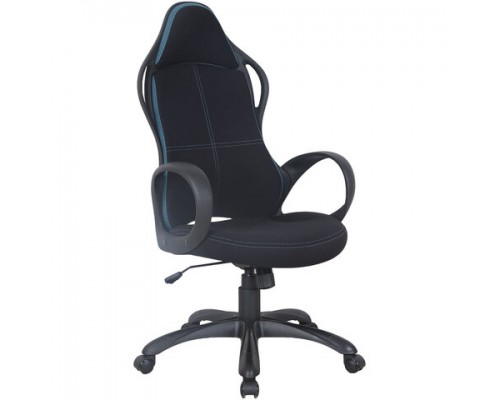 Кресло офисное BRABIX PREMIUM Force EX-516, ткань, черное/вставки синие, 531572