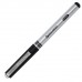 Ручка-роллер BRAUBERG Flagman, ЧЕРНАЯ, корпус серебристый, хром.детали, 0,5мм, линия 0,3мм, 141555