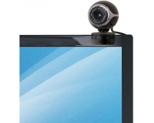 Веб-камера DEFENDER C-090, 0.3Мп, микрофон, USB 2.0, рег.креп., черн., 63090