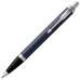 Ручка шариковая PARKER IM Core Matte Blue CT, корпус темно-синий лак, хромир. детали, син, 1931668