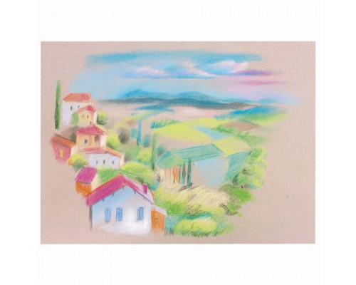 Пастель сухая художественная BRAUBERG ART CLASSIC, 24 цвета, круглое сечение, 181454