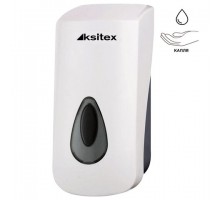 Дозатор для жидкого мыла KSITEX, наливной, белый, 1 л, SD-1068AD