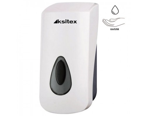 Дозатор для жидкого мыла KSITEX, НАЛИВНОЙ, белый, 1 л, SD-1068AD