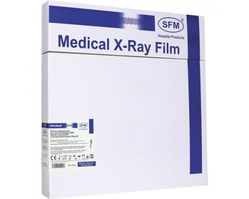 Рентгеновская пленка синечувствительная, SFM X-Ray BF, КОМПЛЕКТ 100 л., 35х35 см., ш/к 42006
