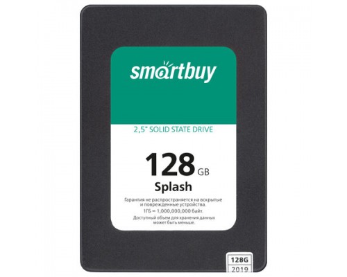 Твердотельный накопитель SSD SMARTBUY Splash 128GB, 2,5