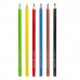 Карандаши цветные BRAUBERG PREMIUM, 6 цветов, трехгранные, грифель мягкий 3,3 мм, 181650