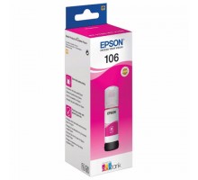 Чернила EPSON 106 (C13T00R340) для СНПЧ L7160/L7180, пурпурные, ОРИГИНАЛЬНЫЕ