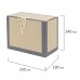 Короб архивный 180х240х330 мм, переплетный картон/бумвин, завязки, до 1700 л, STAFF, 112160