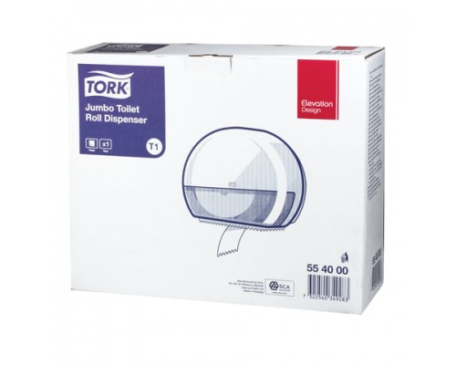 Диспенсер для туалетной бумаги TORK (Система T1) Elevation, белый, 554000