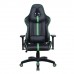 Кресло компьютерное BRABIX GT Carbon GM-120, две подушки, экокожа, черное/зеленое, 531929
