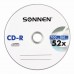 Диски CD-R SONNEN 700Mb 52x Bulk (термоусадка без шпиля) КОМПЛЕКТ 50шт, 512571