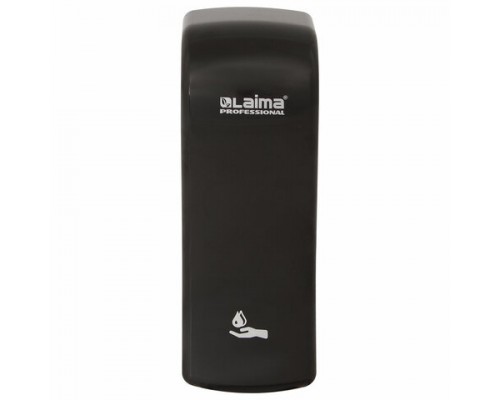 Дозатор для жидкого мыла LAIMA PROFESSIONAL ORIGINAL, НАЛИВНОЙ, 0,8 л., черный, ABS, 605775