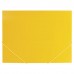 Папка на резинках BRAUBERG Office, желтая, до 300 листов, 500 мкм, 228082